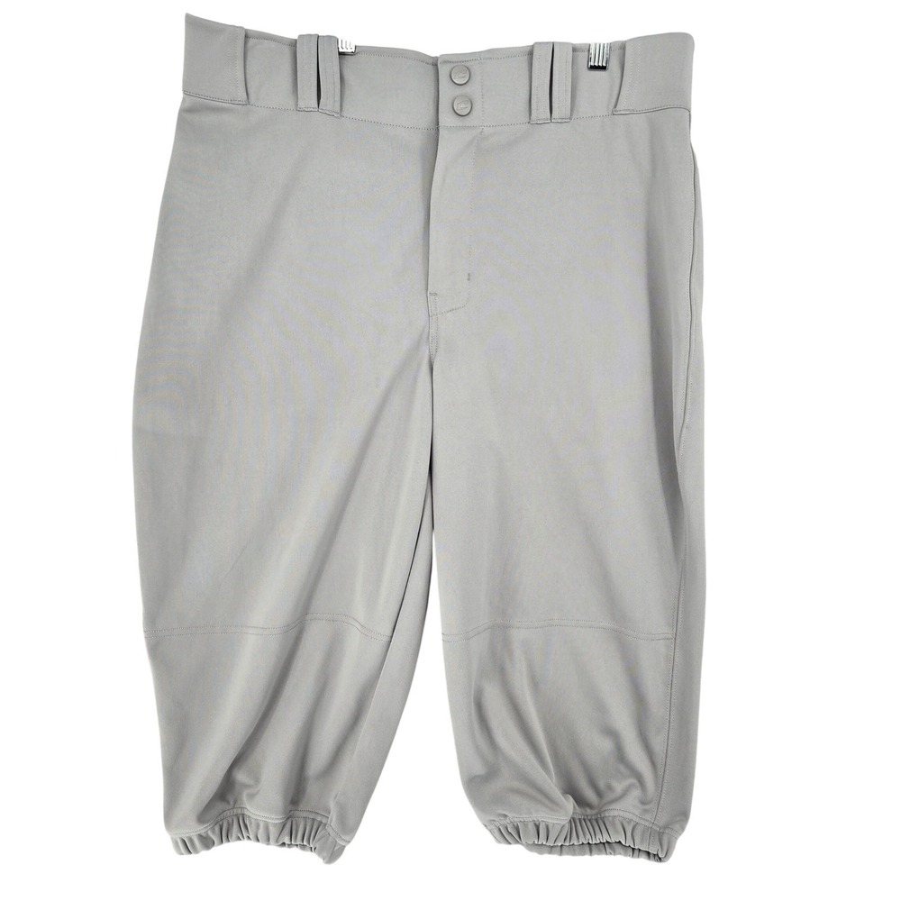 Champro Large Gray Baseball Knickers Pants Mens Athletic Classic Uniform